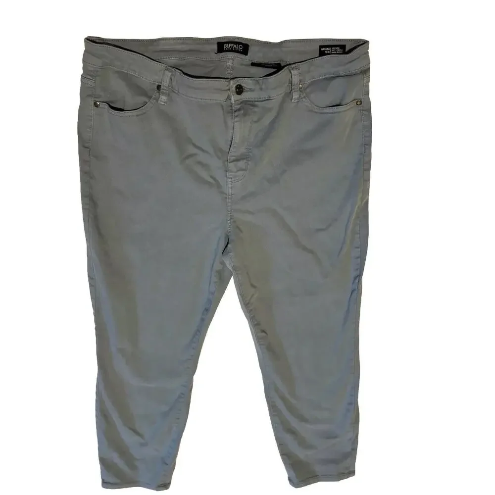 Buffalo David Havana Pants Women's 16/36 High Rise Ankle capri Stretch capsule - Picture 1 of 6